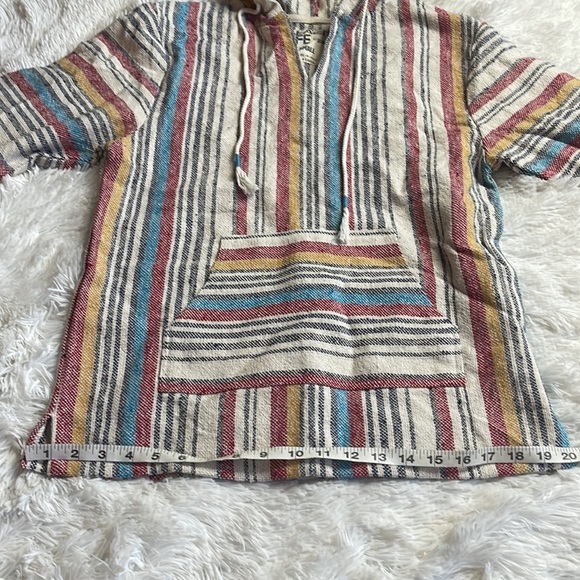 Beach Life by Ladra Hoodie Woven Pullover Sweatshirt - Picture 4 of 9